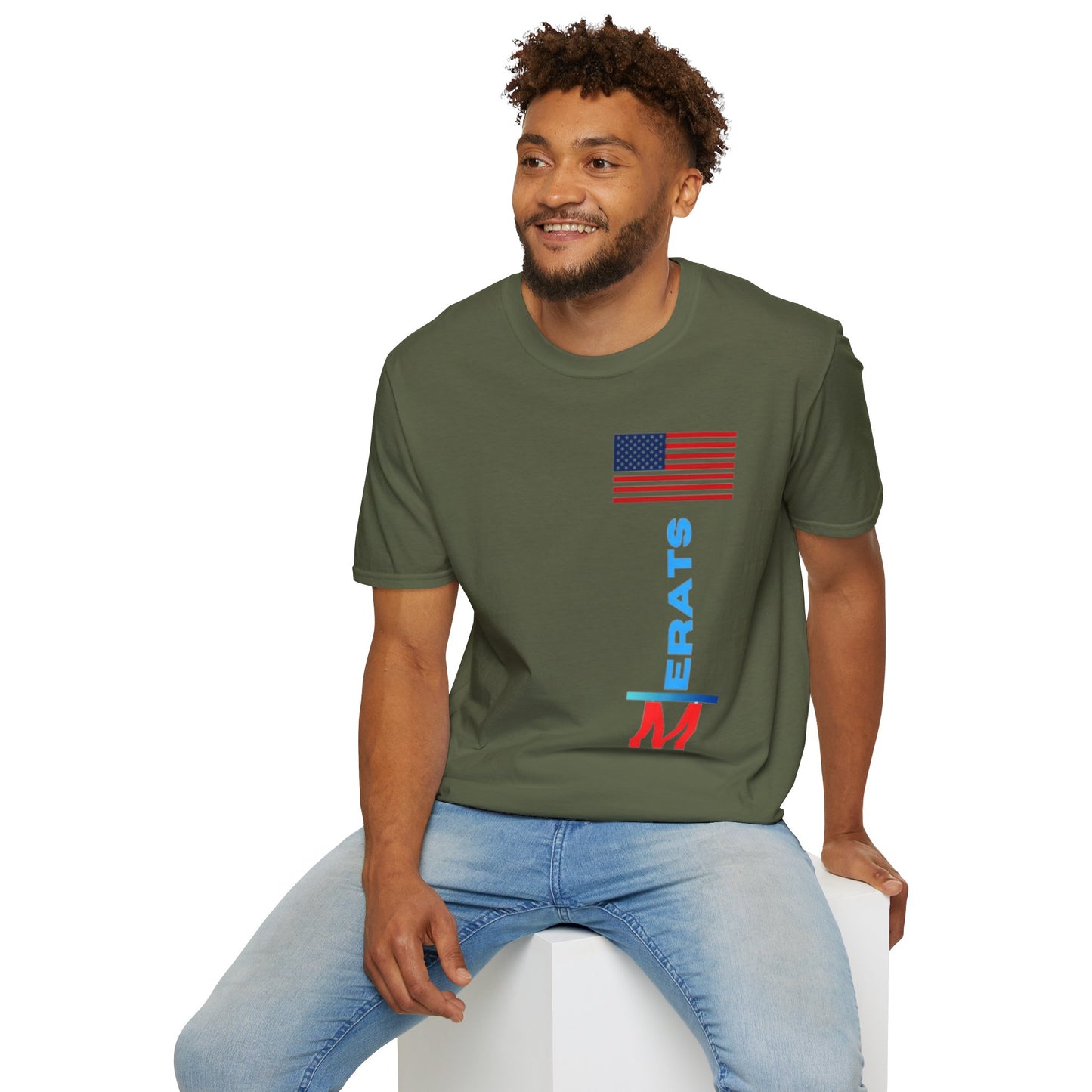 American Flag Graphic T-Shirt