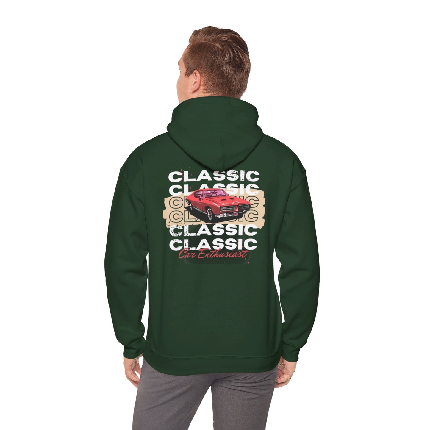 VINTAGE CAR Hooded Sweatshirt