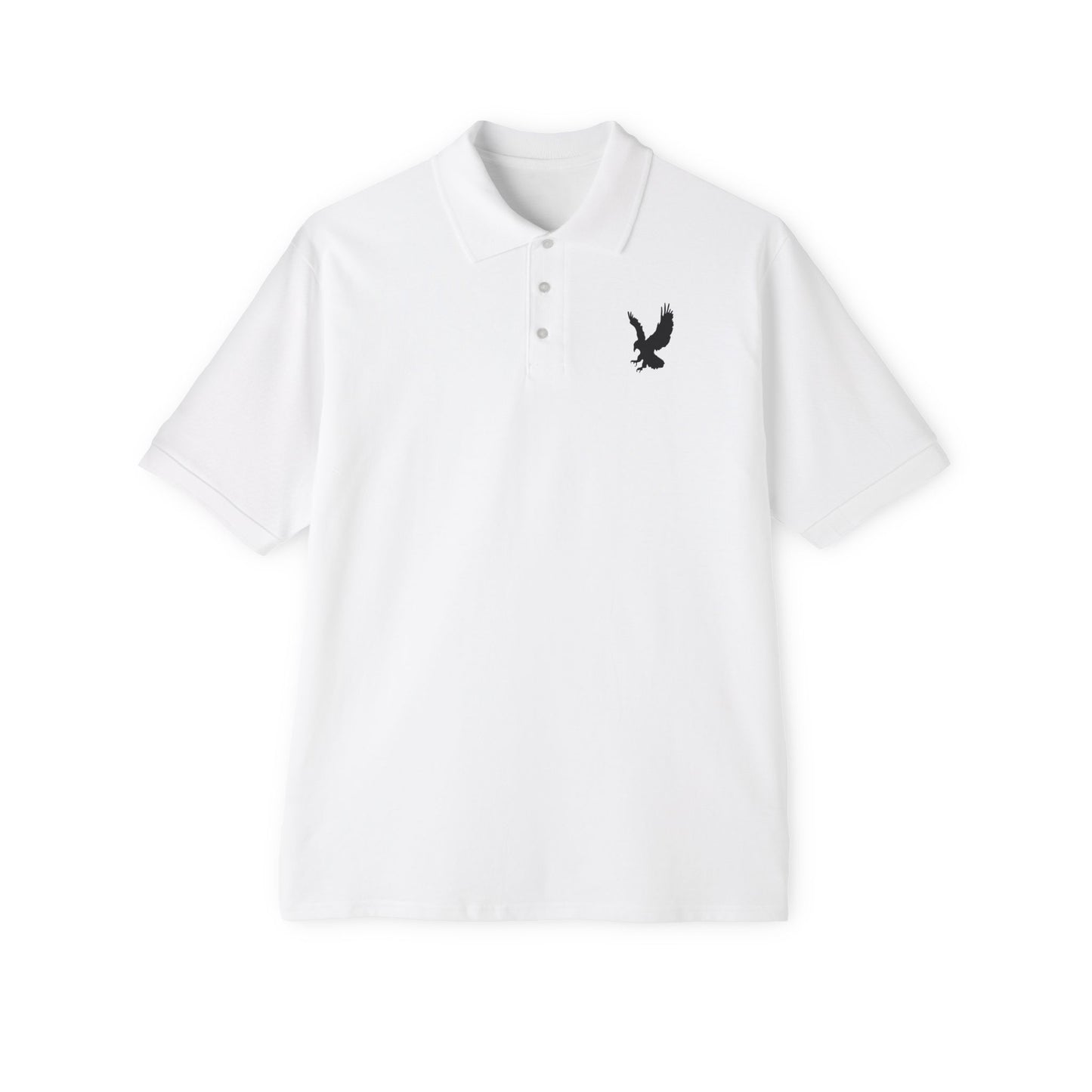 WHITE ROYAL Men's Piqué Polo