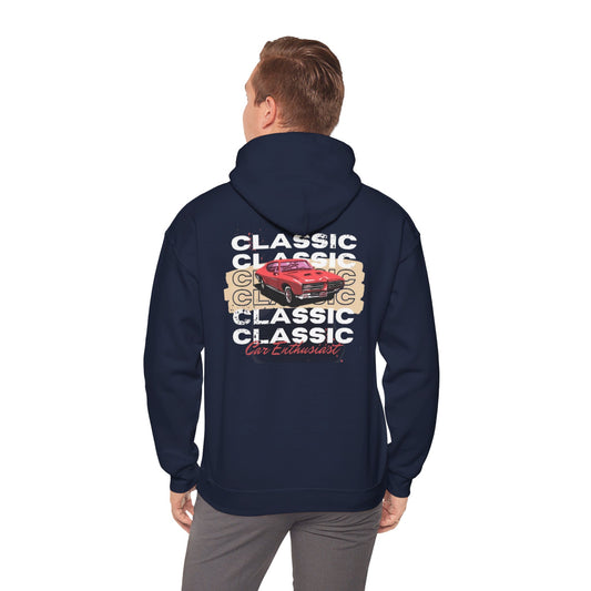 VINTAGE CAR Hooded Sweatshirt