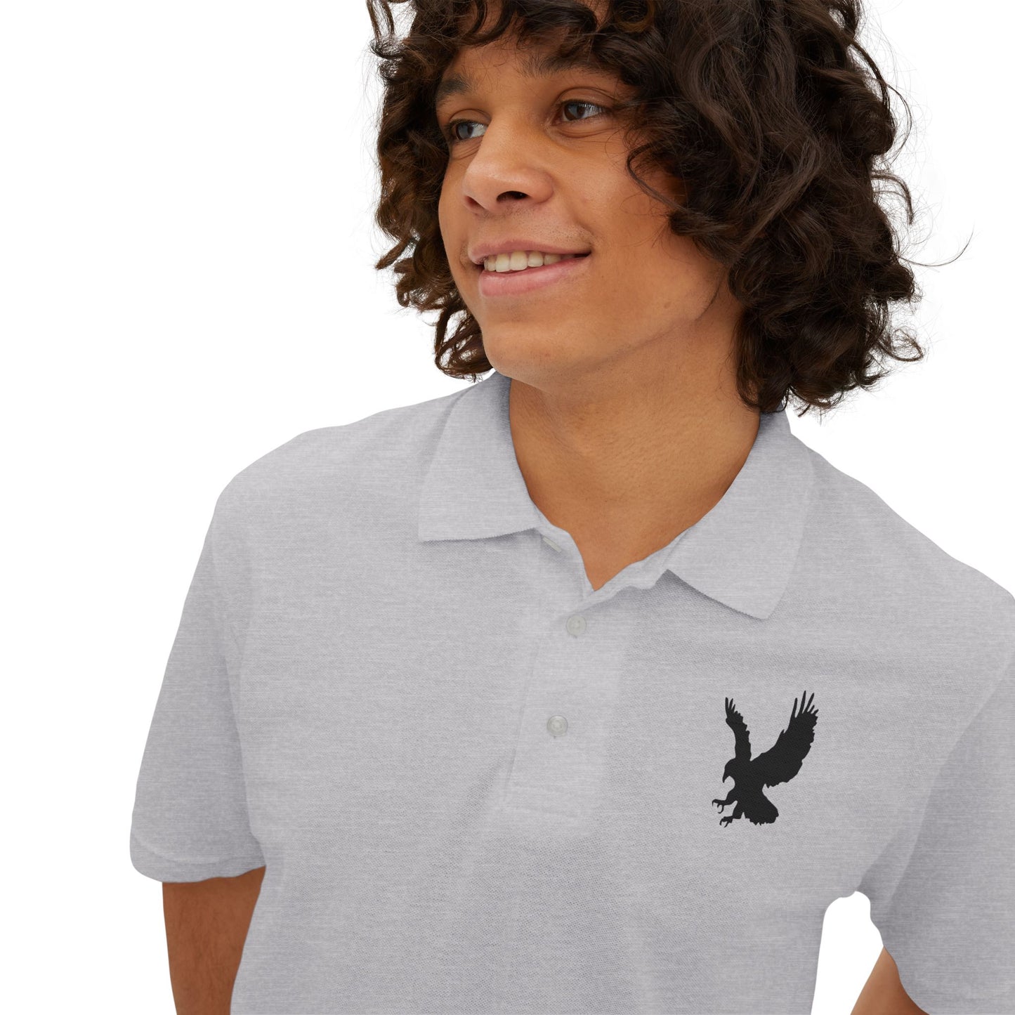 Athletic Heather Men's Piqué Polo