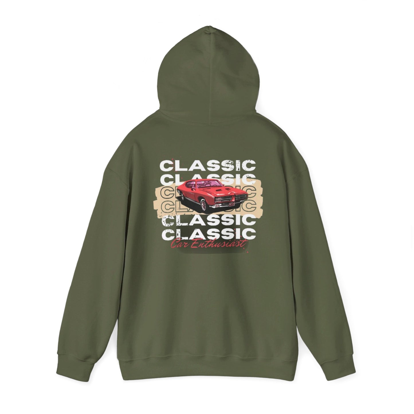 VINTAGE CAR Hooded Sweatshirt