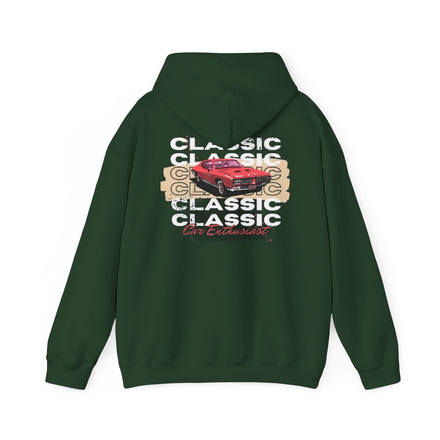 VINTAGE CAR Hooded Sweatshirt