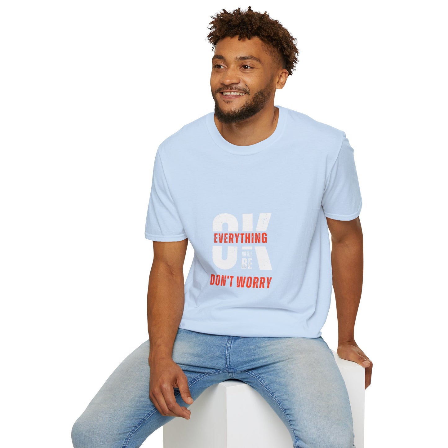 Everything’s Gonna Be OK” Graphic T-shirt casual comfort MADE IN USA