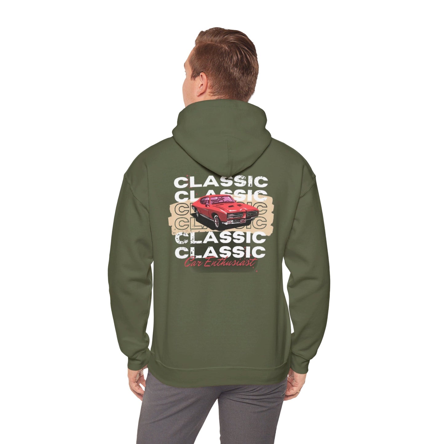 VINTAGE CAR Hooded Sweatshirt