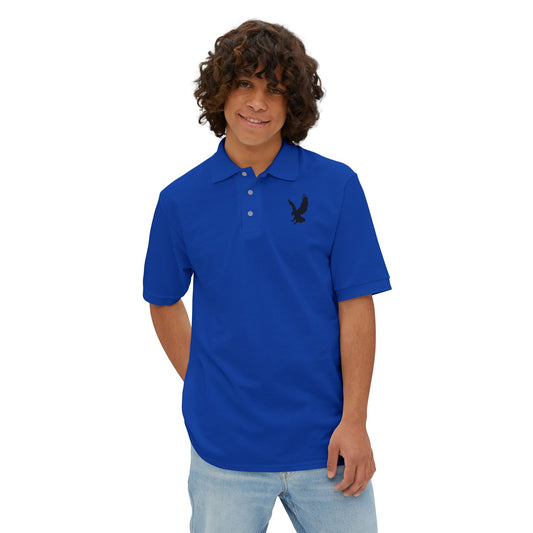 WHITE ROYAL Men's Piqué Polo