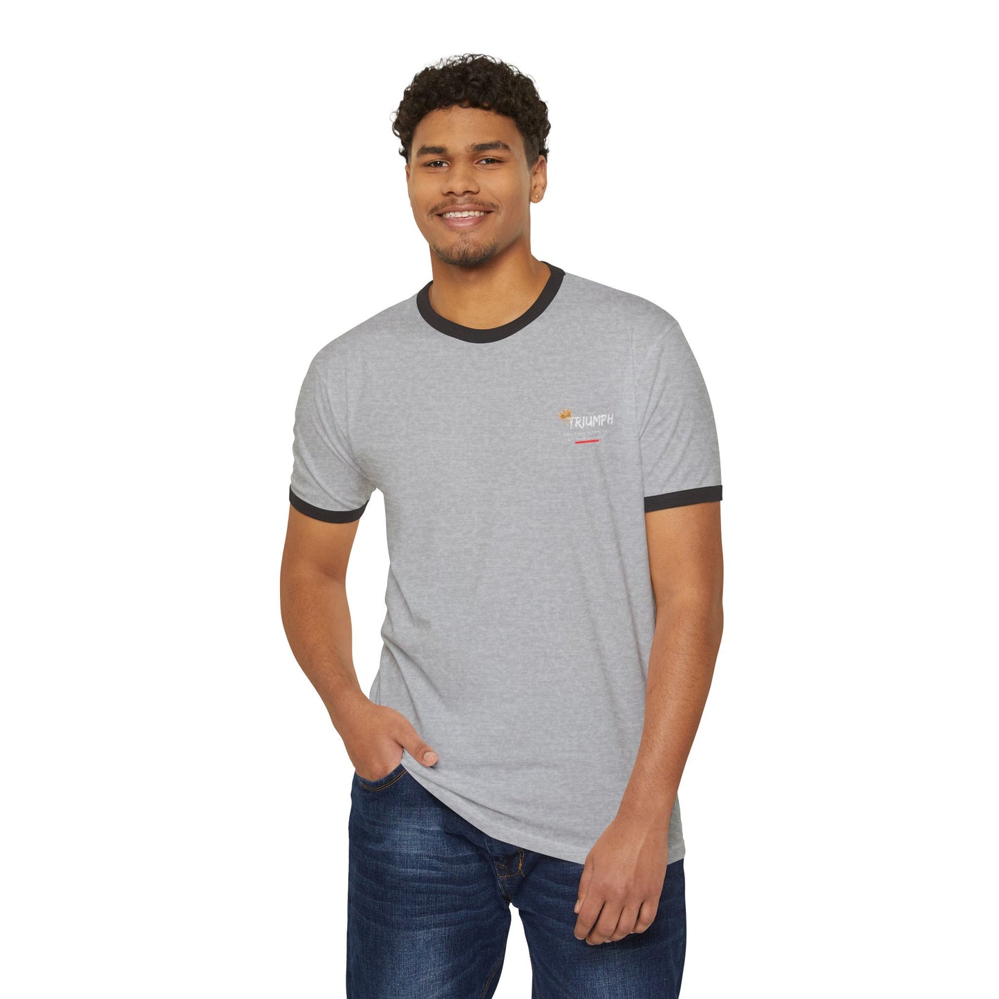 Triumph Unisex Cotton Ringer T-Shirt