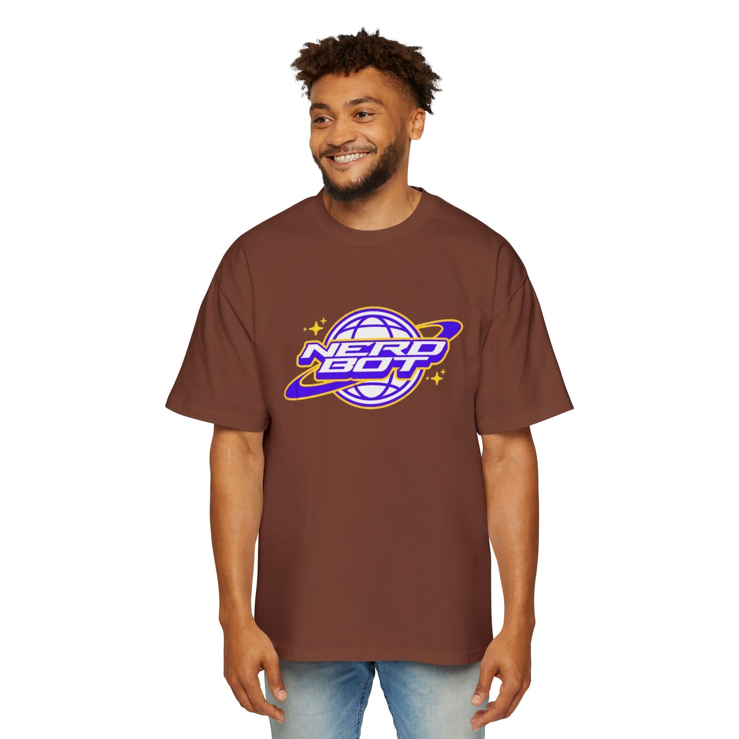 NERD BOT  Heavy Oversized Tee