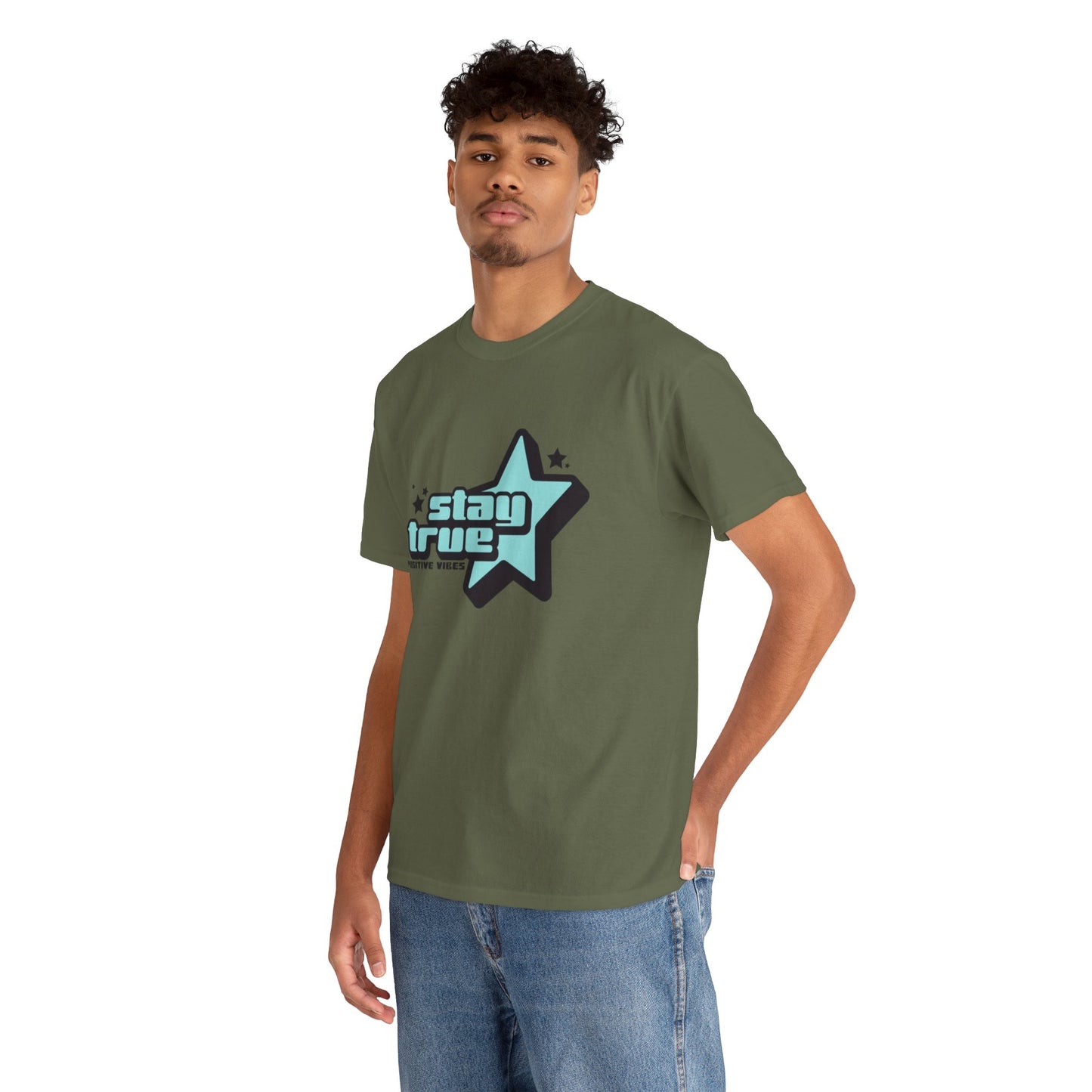 STAY POSITIVE GRAPHIC TEE