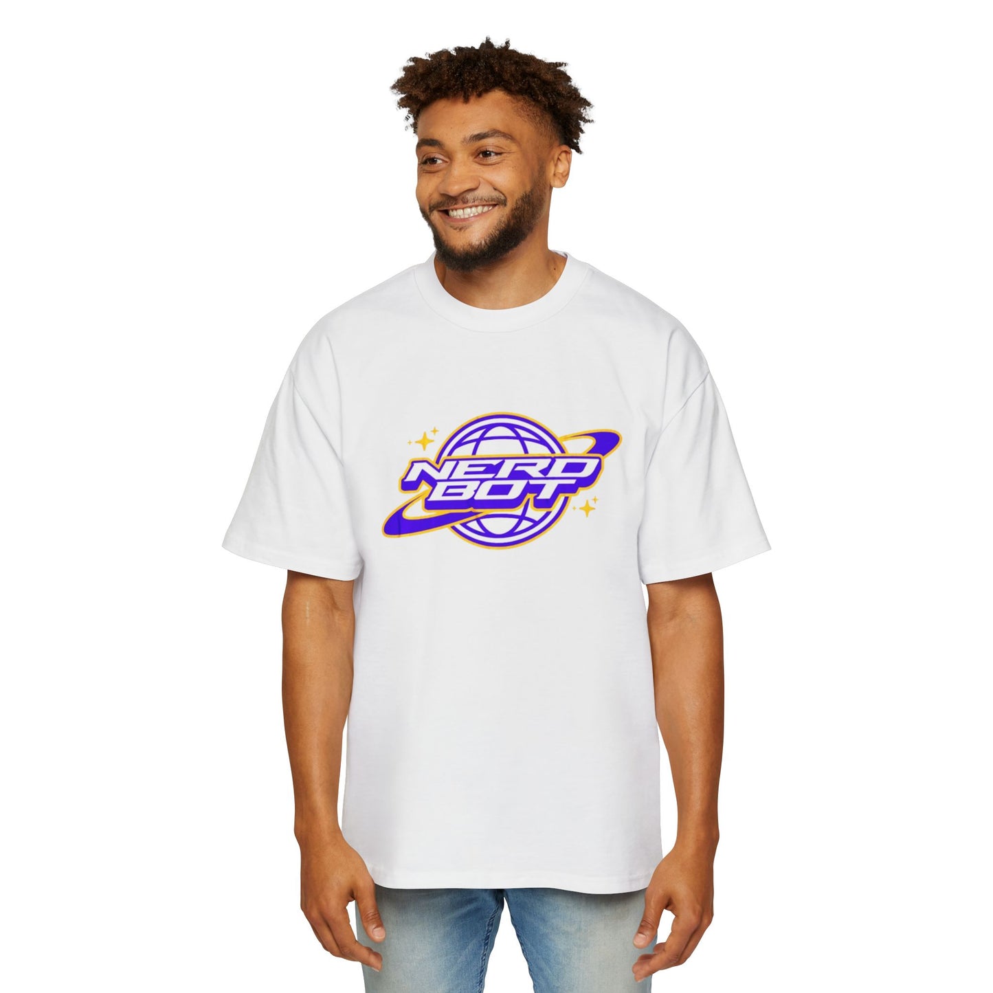 NERD BOT  Heavy Oversized Tee