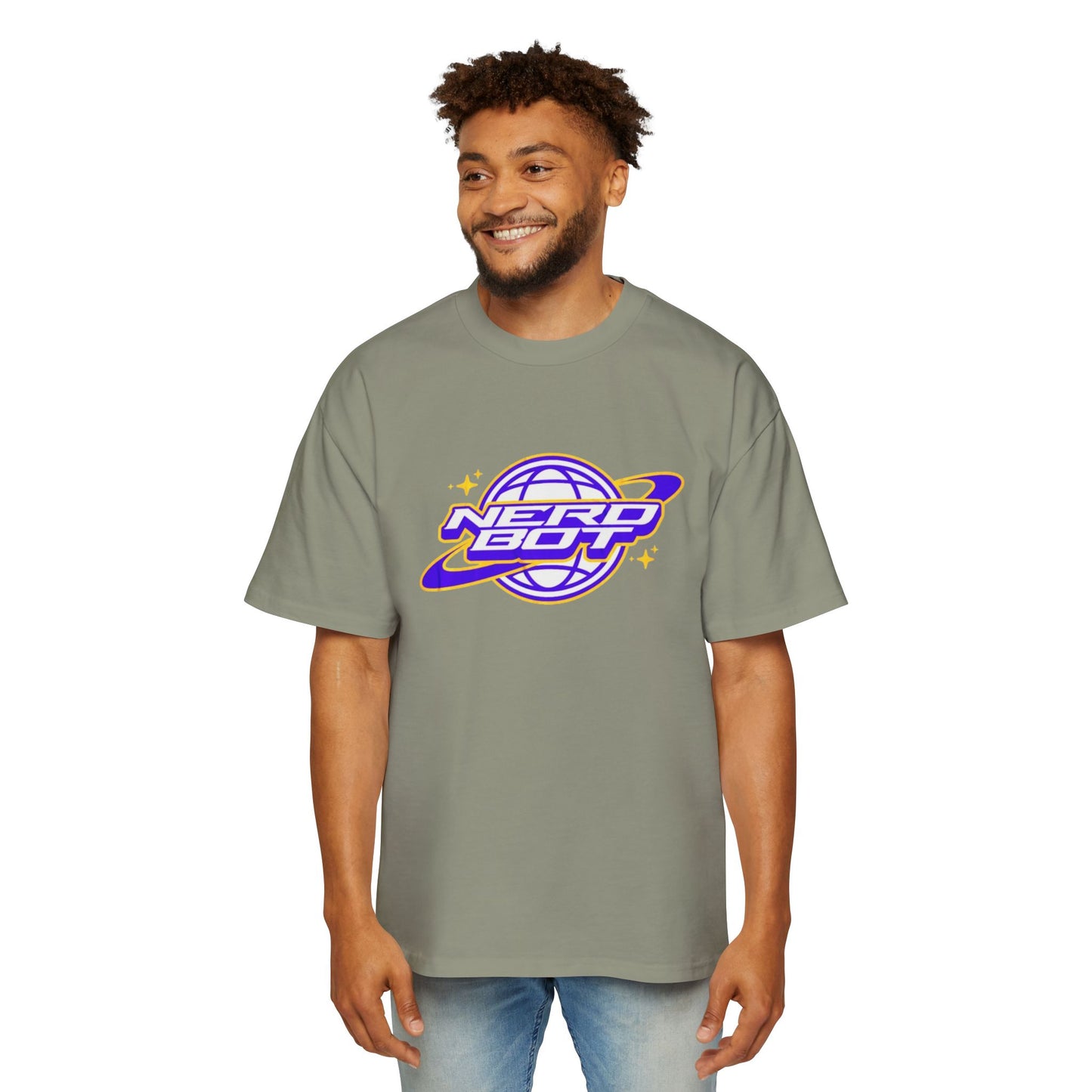 NERD BOT  Heavy Oversized Tee