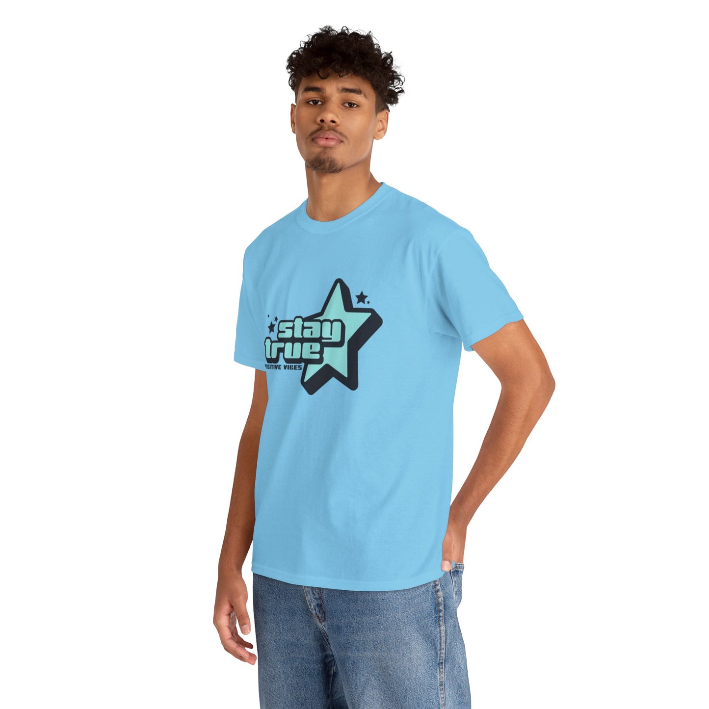 STAY POSITIVE GRAPHIC TEE