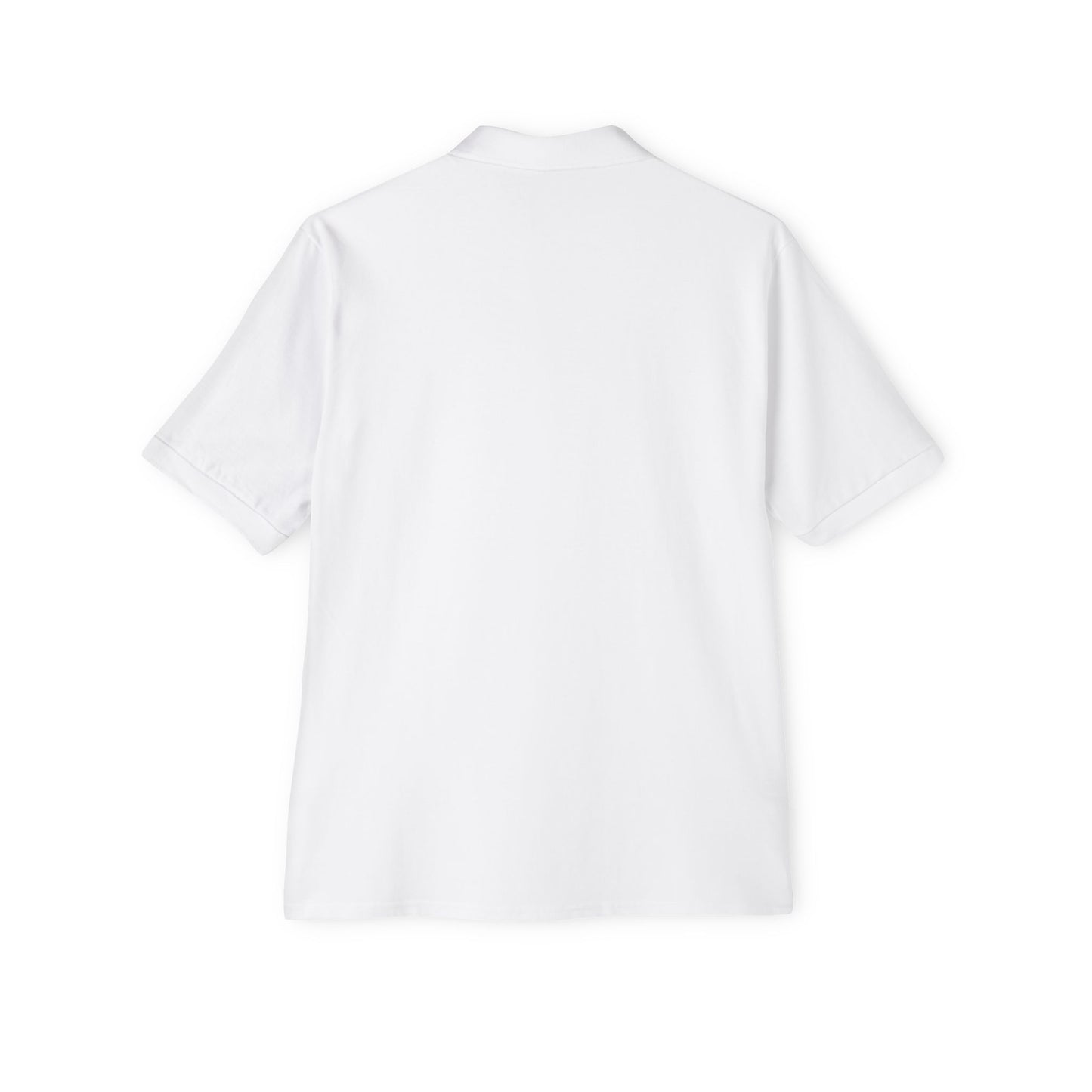 WHITE Men's Piqué Polo