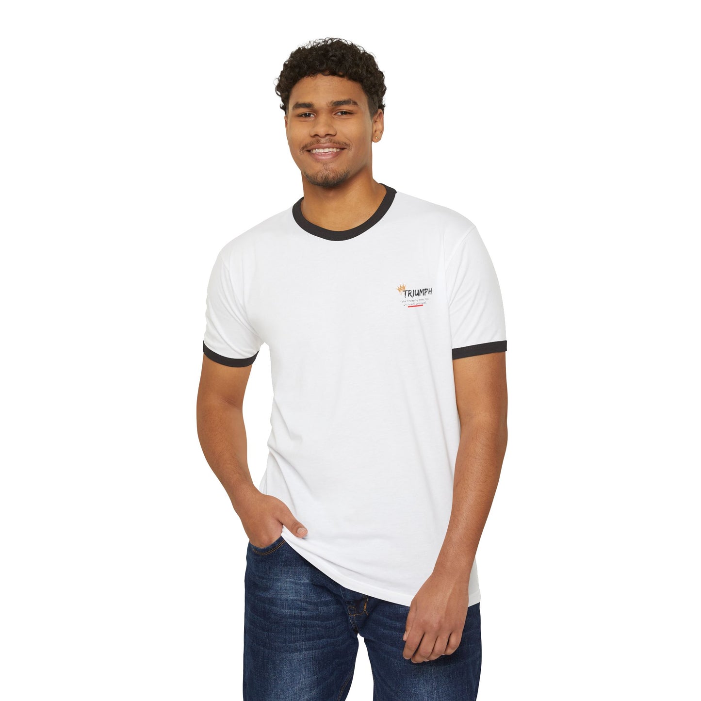 Triumph Unisex Cotton Ringer T-Shirt A timeless classic redefined