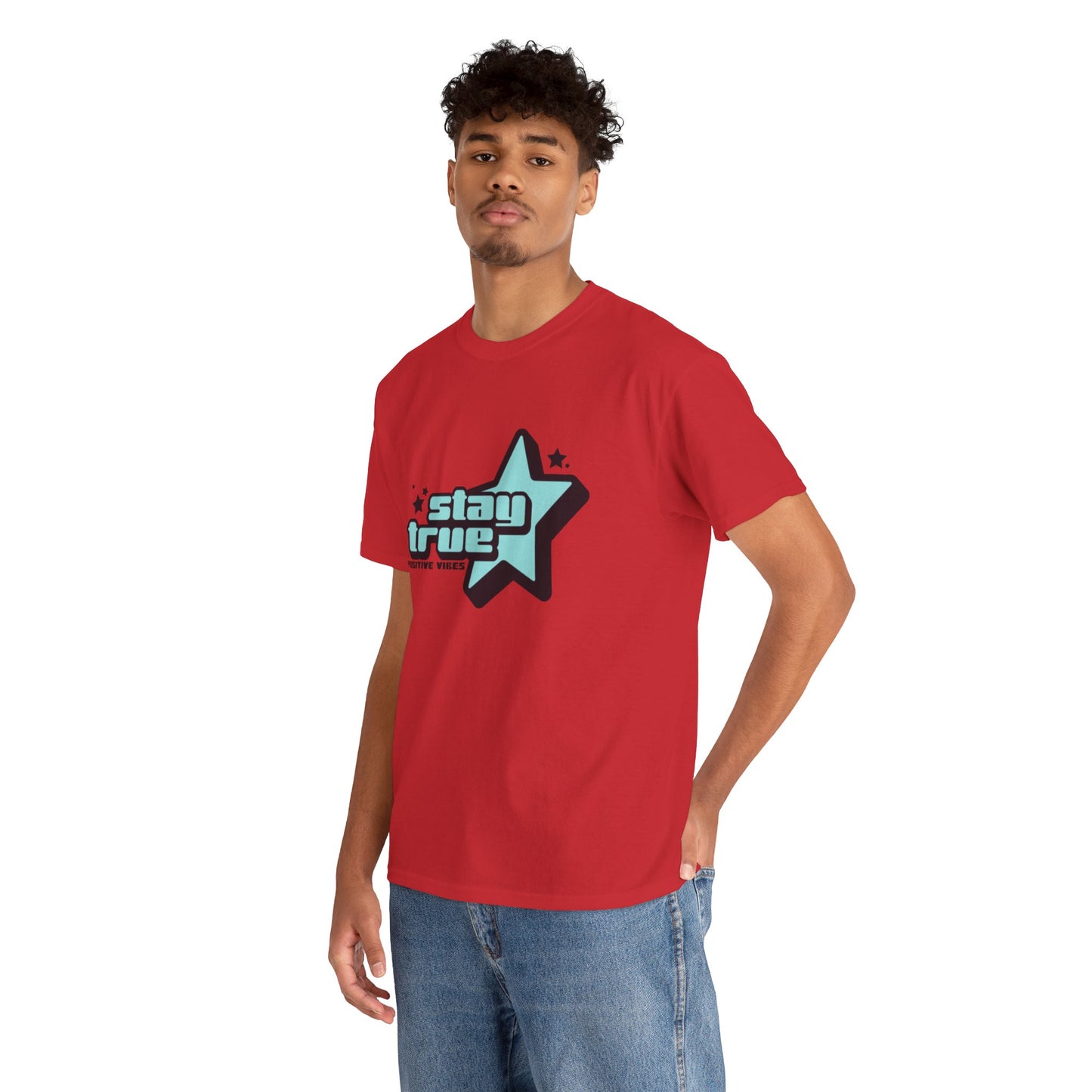 STAY POSITIVE GRAPHIC TEE