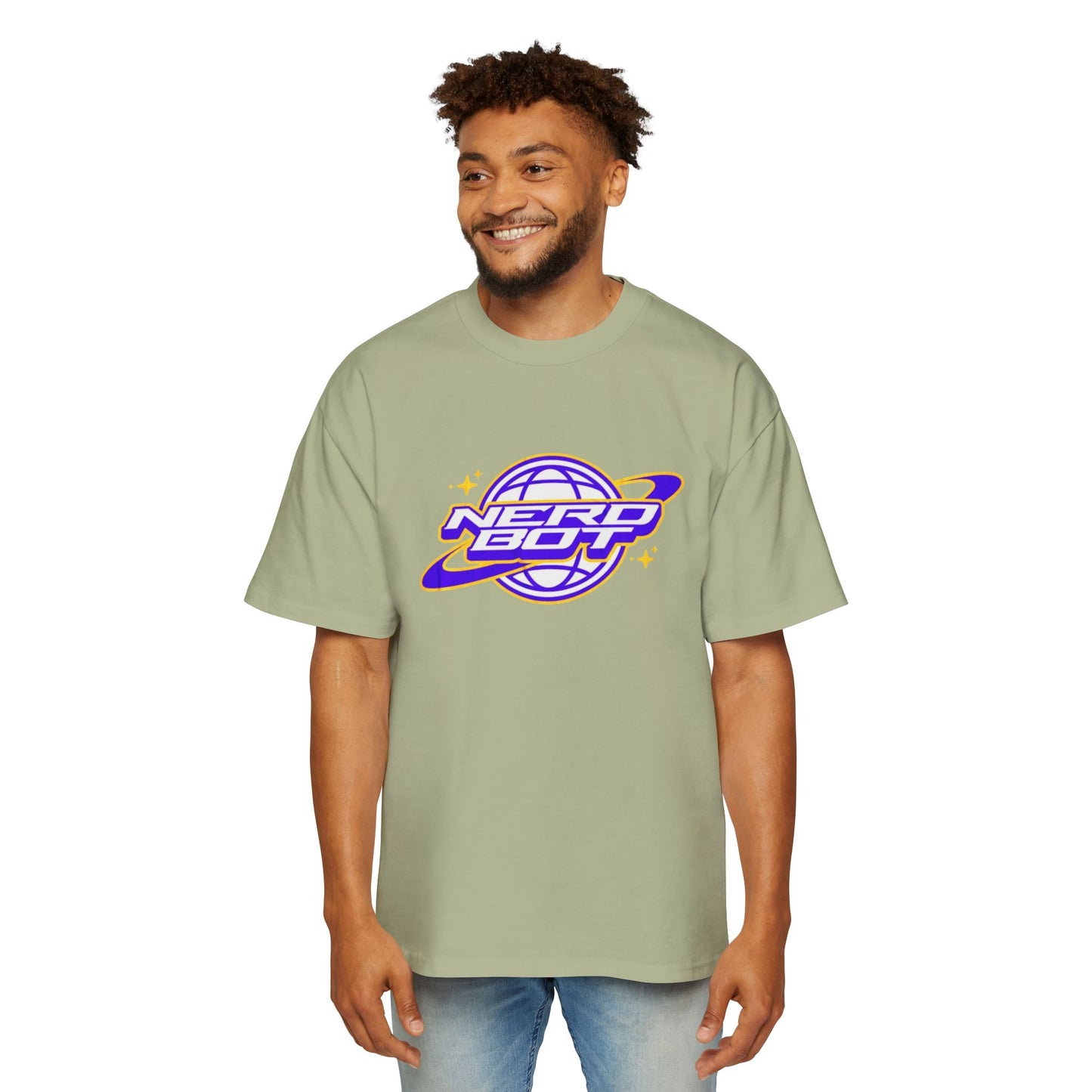 NERD BOT  Heavy Oversized Tee