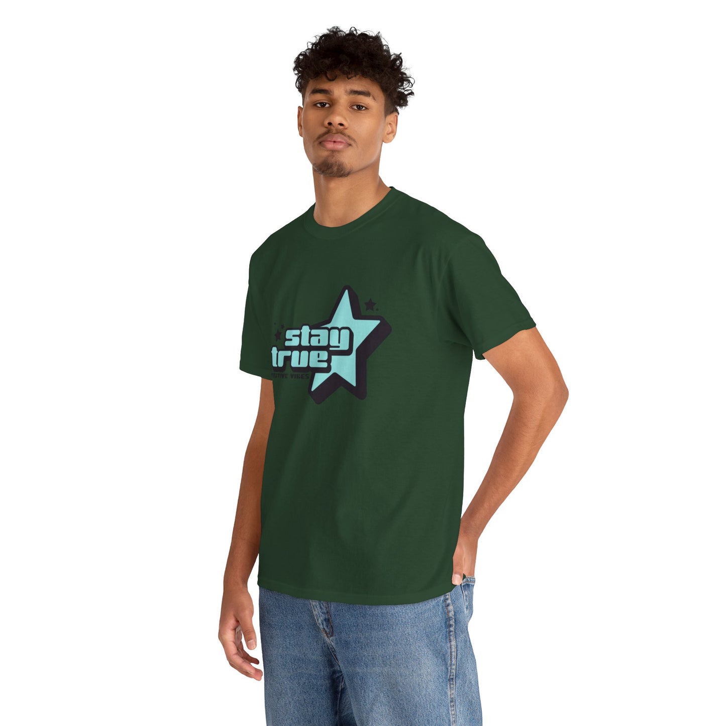 STAY POSITIVE GRAPHIC TEE