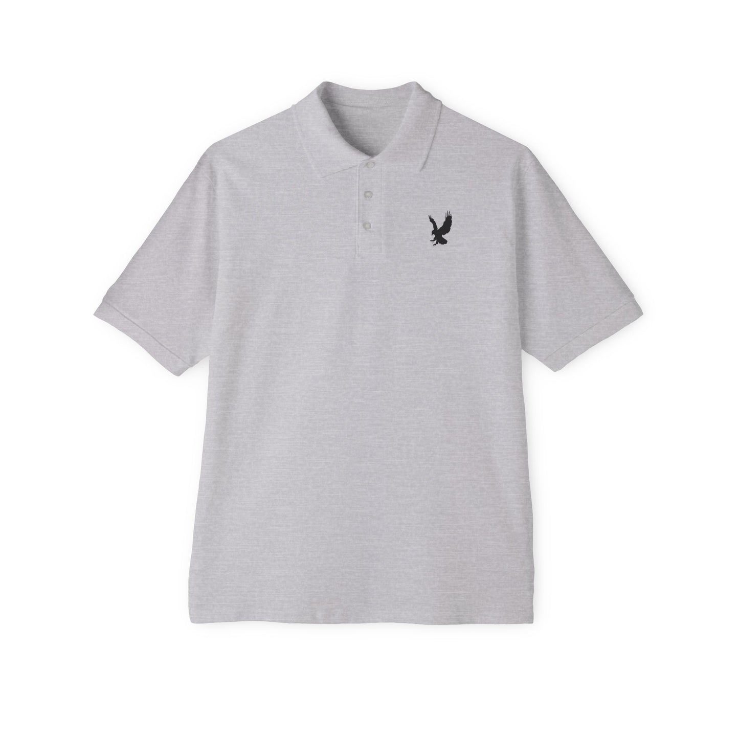 WHITE Men's Piqué Polo