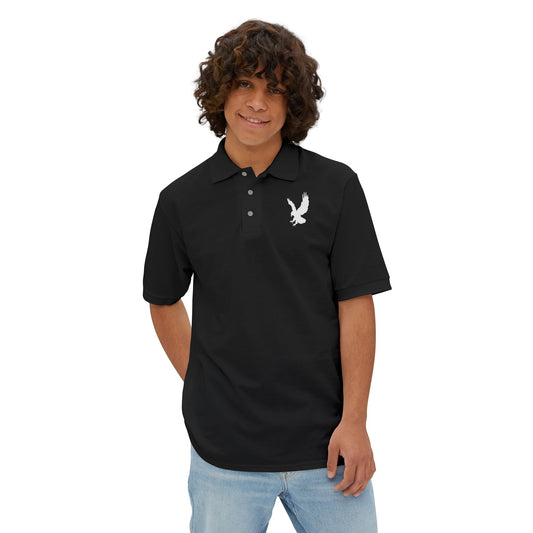 BLACK Men's Piqué Polo