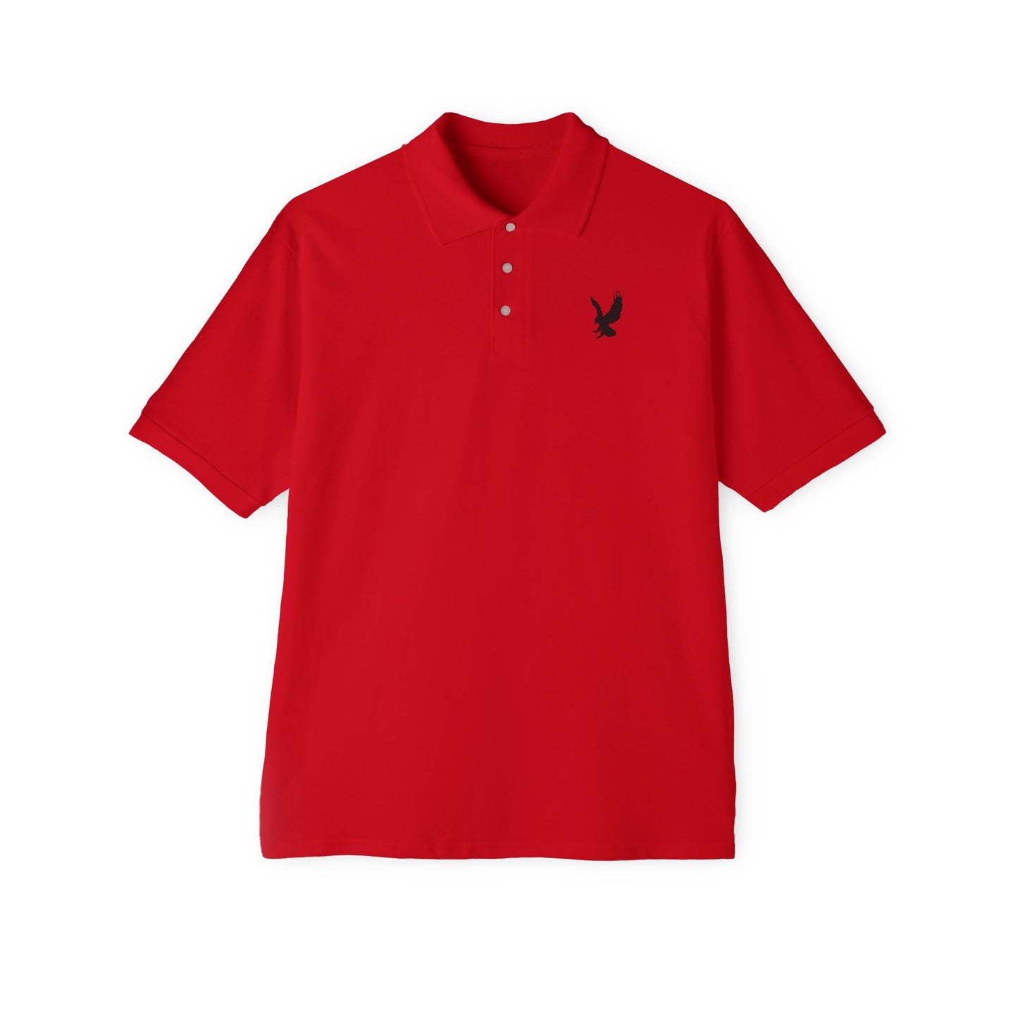 WHITE Men's Piqué Polo