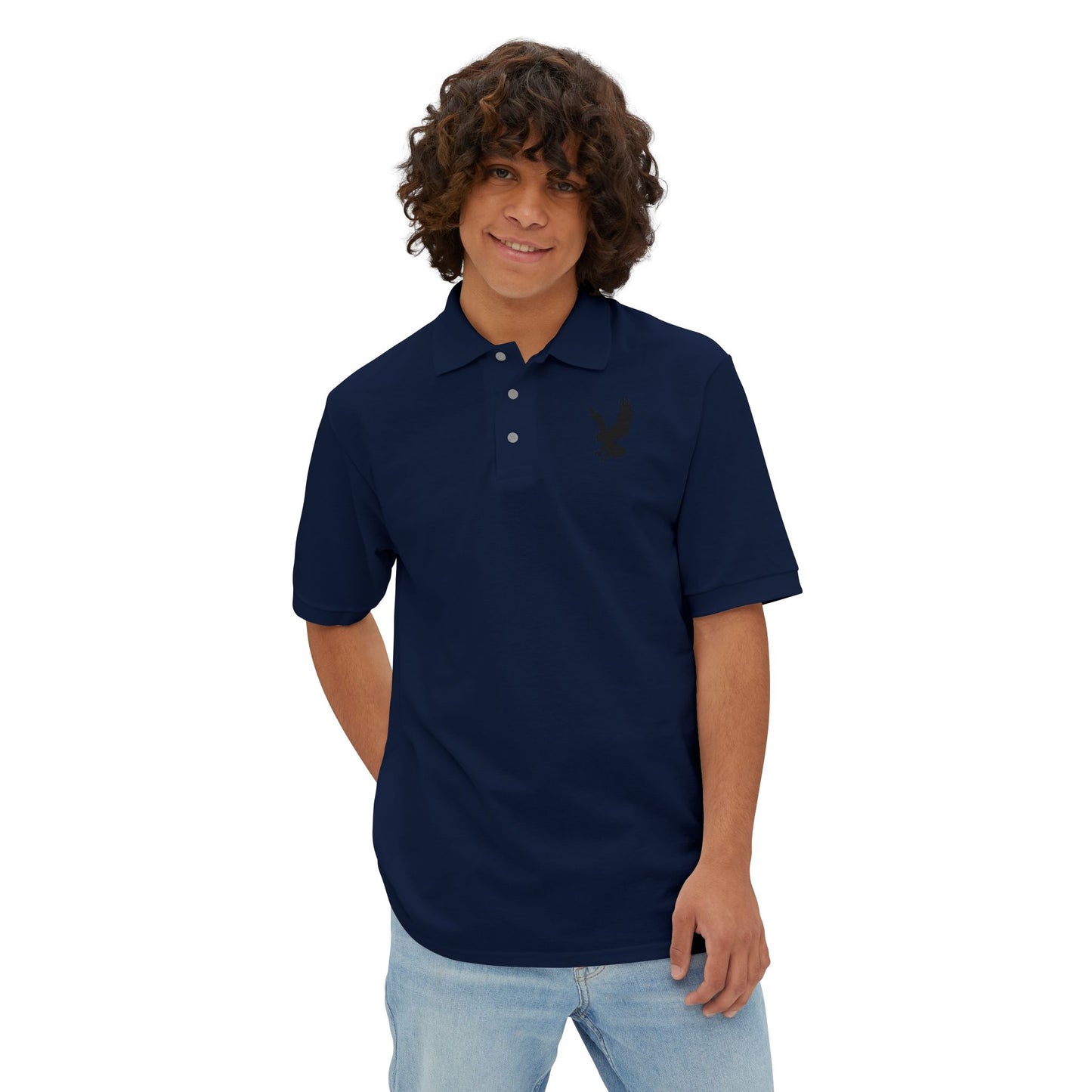 Athletic Heather Men's Piqué Polo