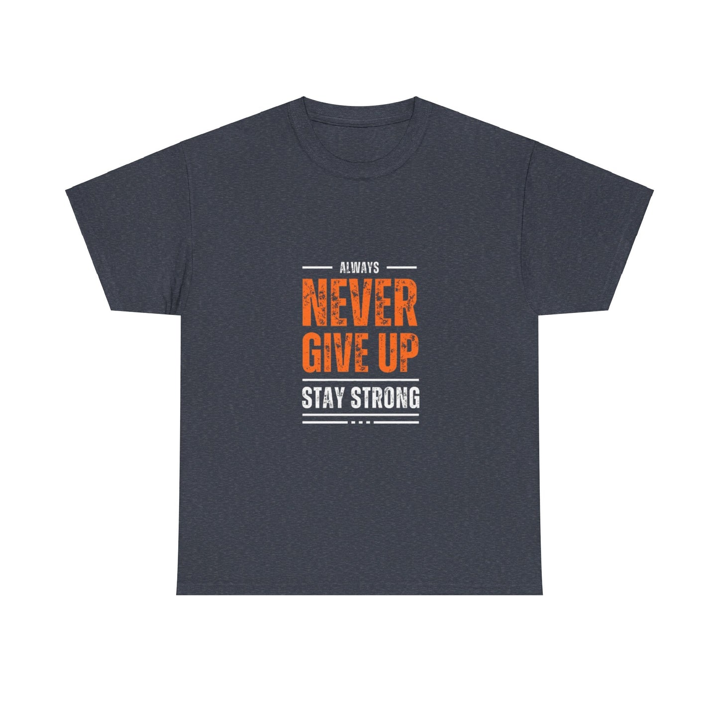 NEVER GIVE UP GRAPHIC TEE